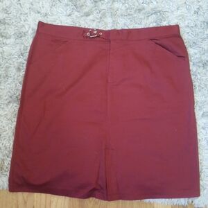 Delia's y2k Burgundy Skirt